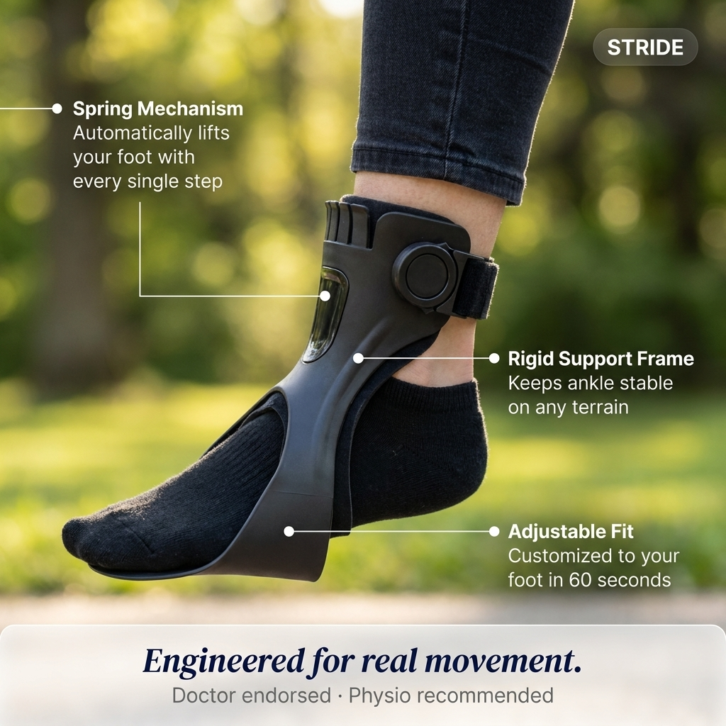 Stride AFO Brace — Foot Drop Support